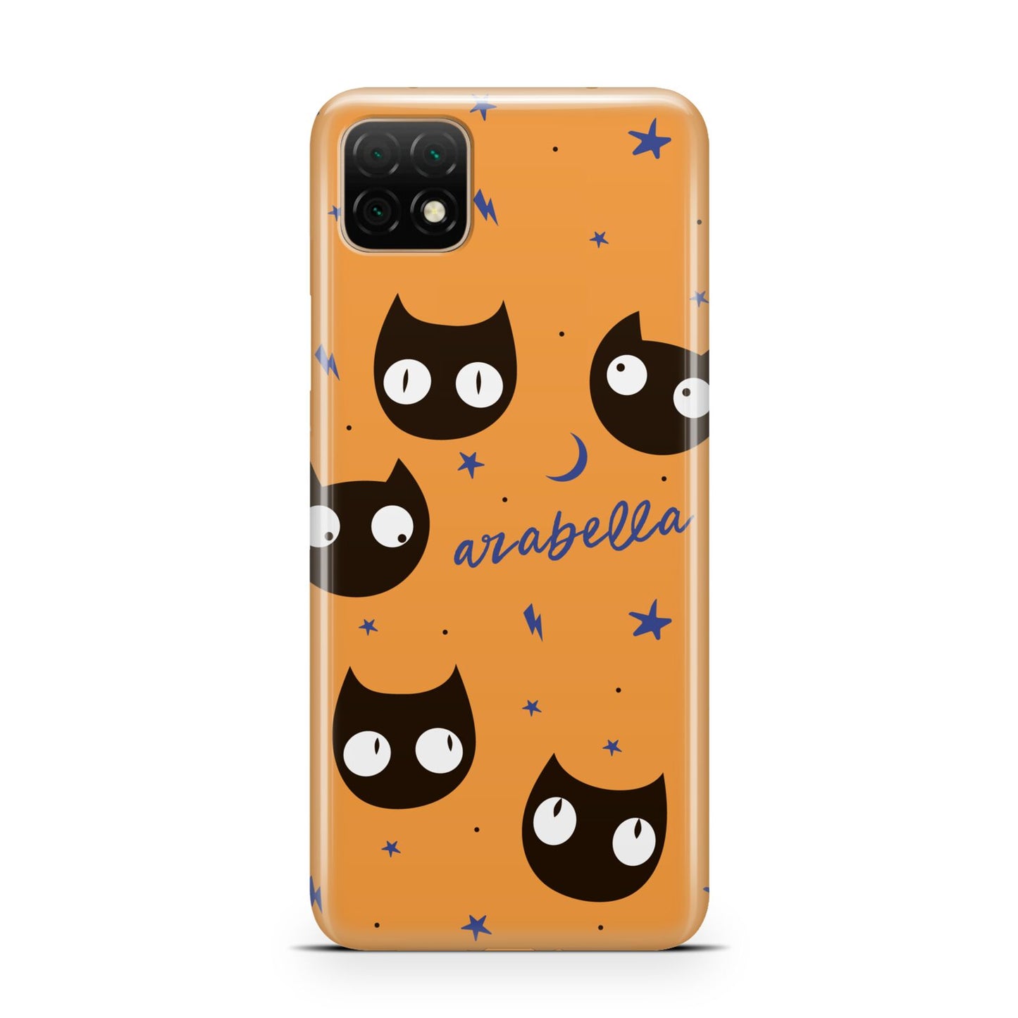 Personalised Cat Halloween Huawei Enjoy 20 Phone Case