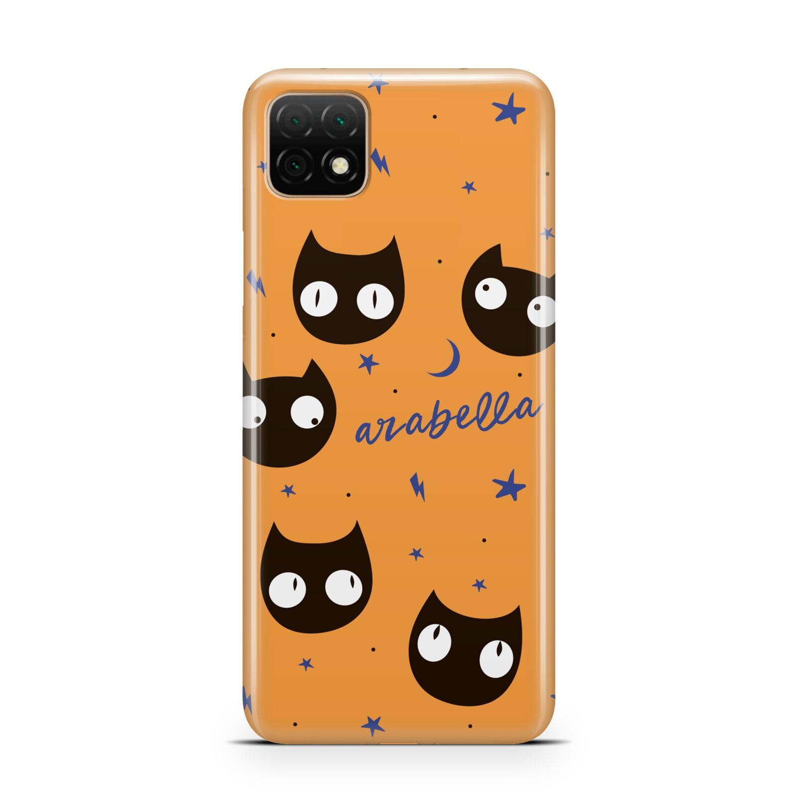 Personalised Cat Halloween Huawei Enjoy 20 Phone Case