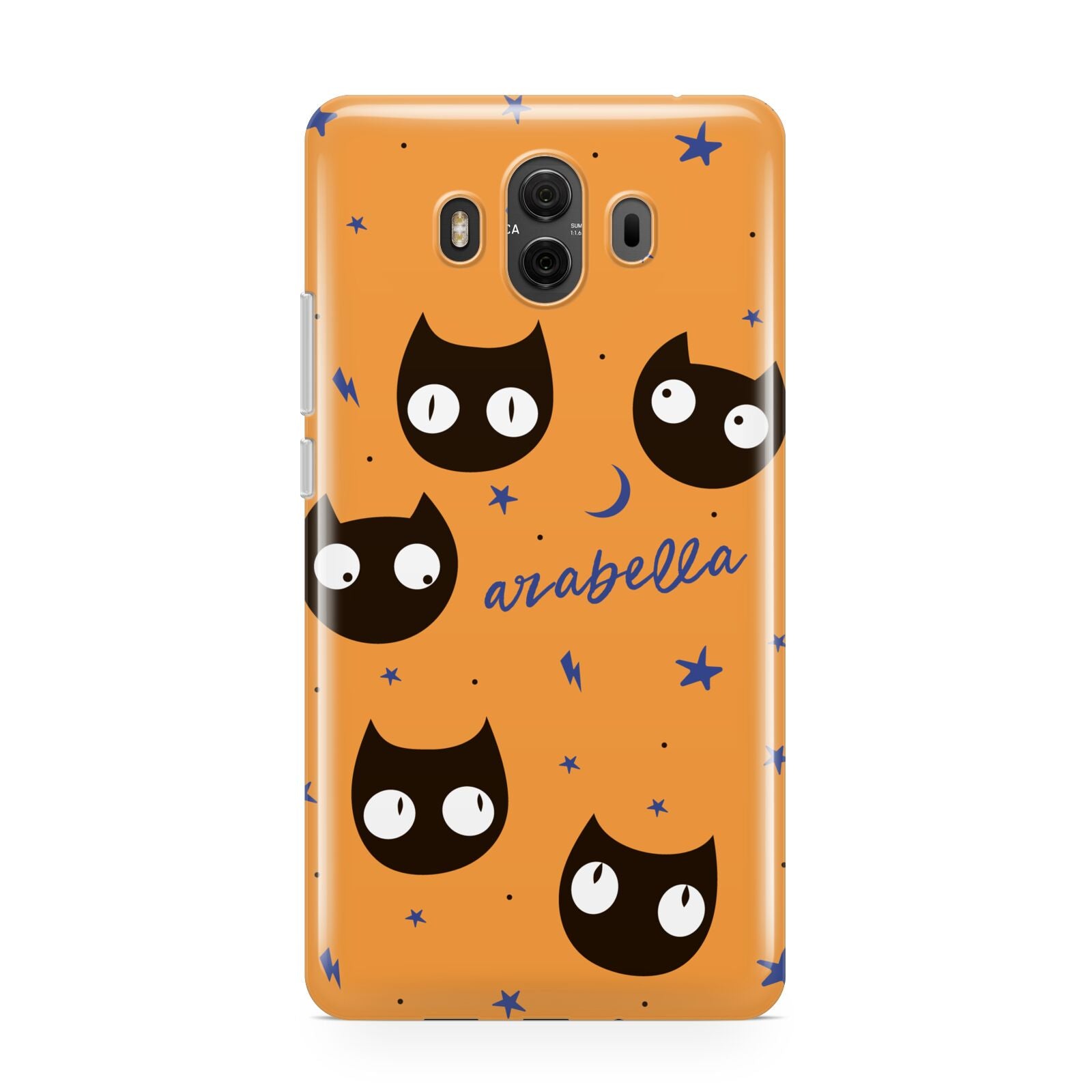 Personalised Cat Halloween Huawei Mate 10 Protective Phone Case