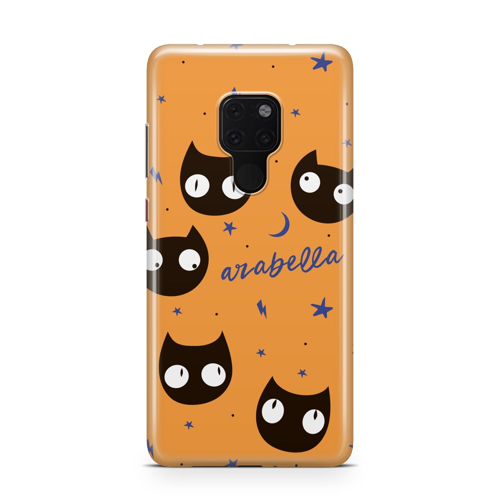 Personalised Cat Halloween Huawei Mate 20 Phone Case