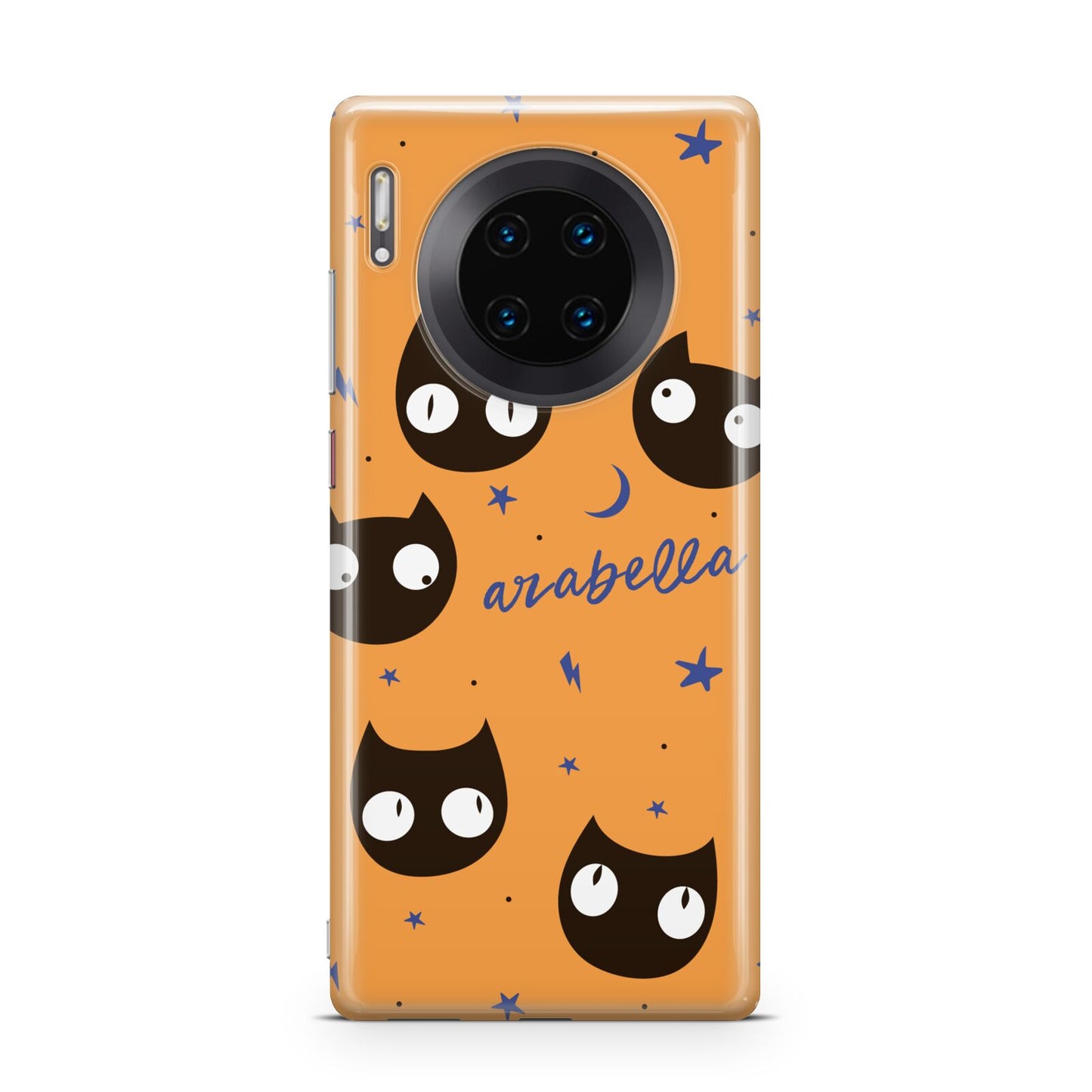 Personalised Cat Halloween Huawei Mate 30 Pro Phone Case