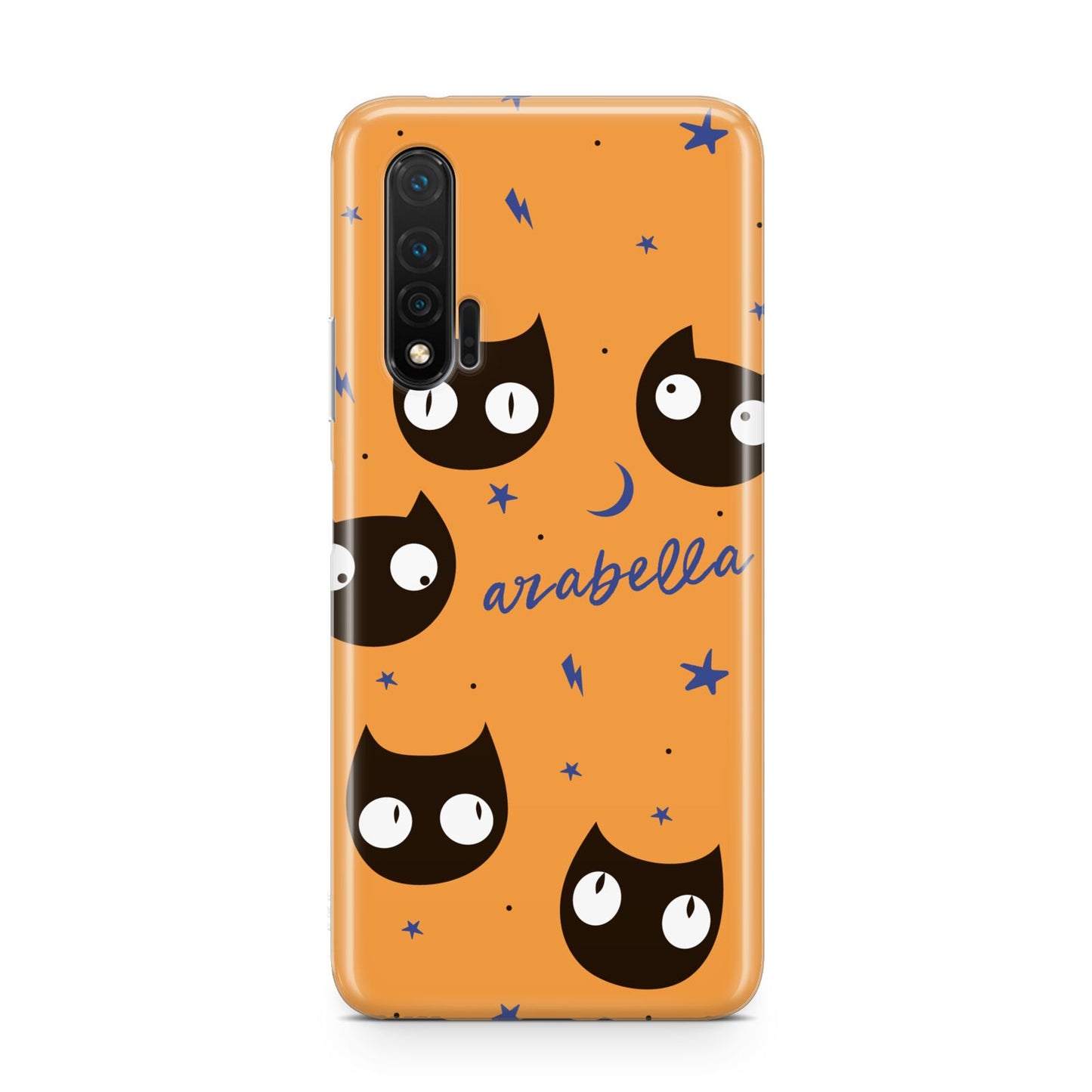 Personalised Cat Halloween Huawei Nova 6 Phone Case