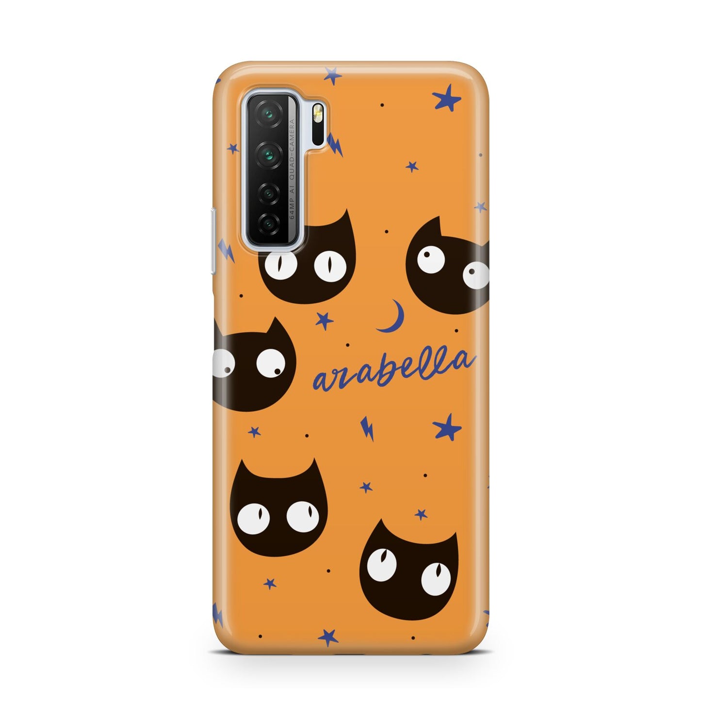 Personalised Cat Halloween Huawei P40 Lite 5G Phone Case