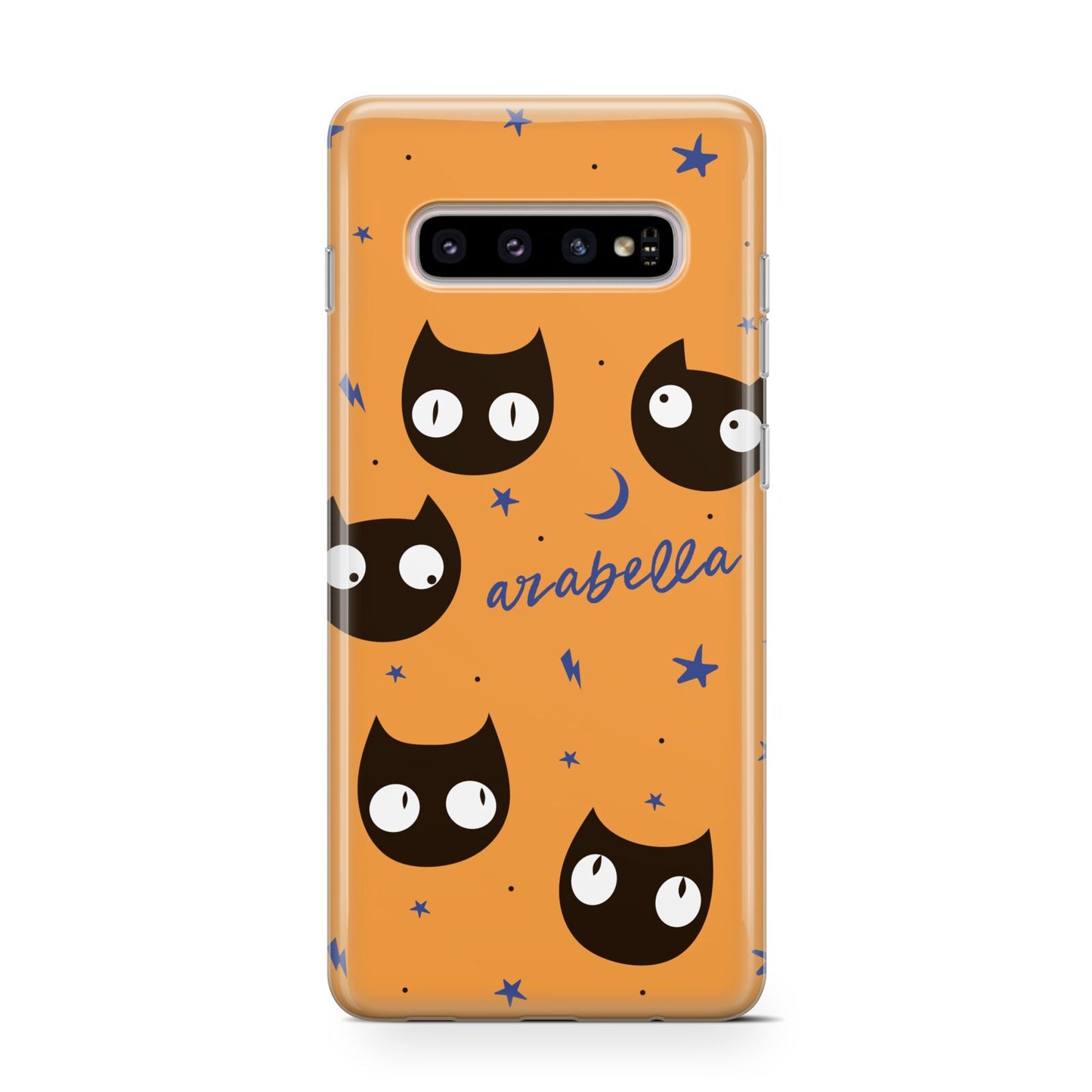 Personalised Cat Halloween Protective Samsung Galaxy Case