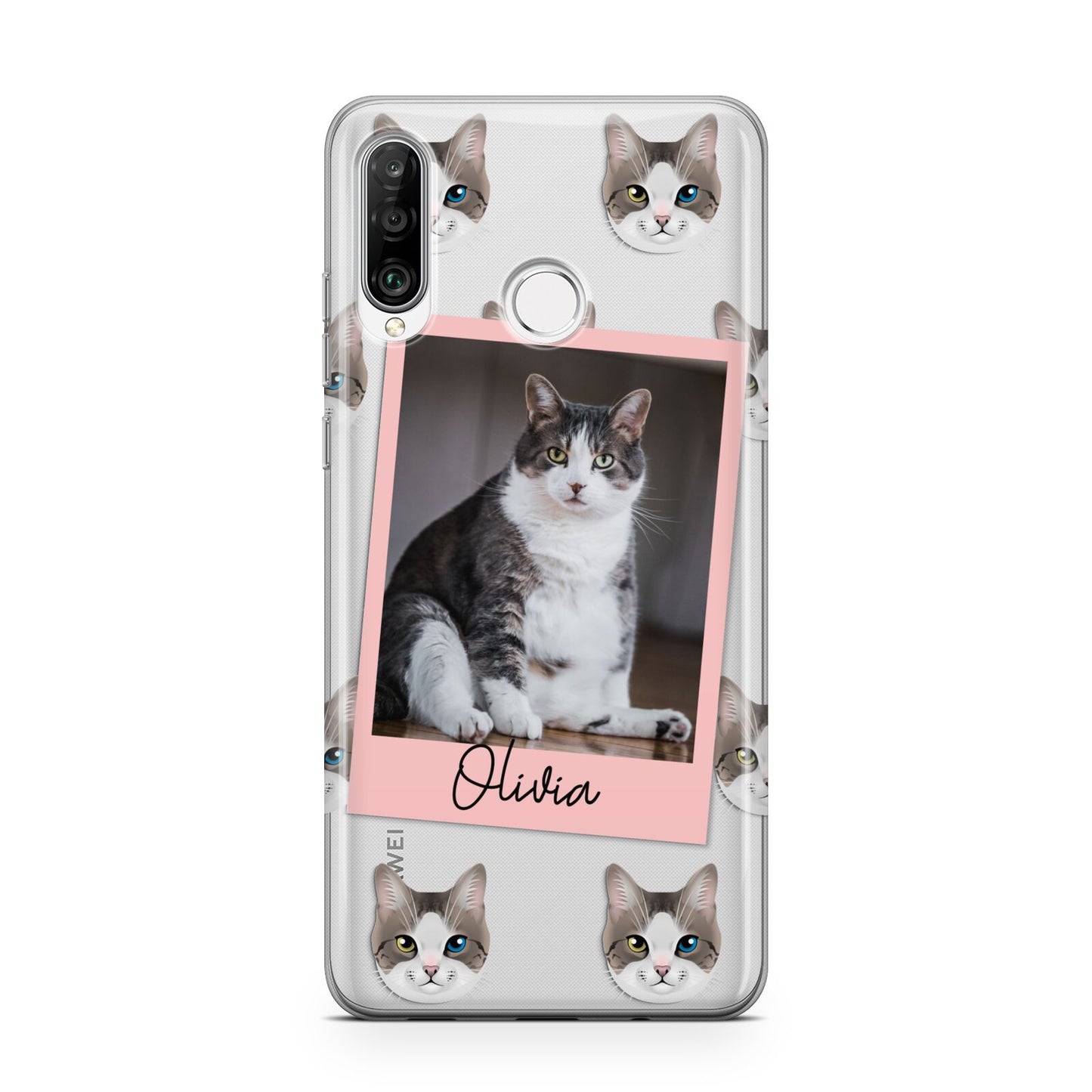Personalised Cat Photo Huawei P30 Lite Phone Case
