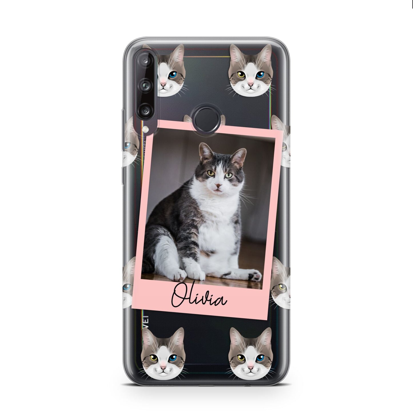 Personalised Cat Photo Huawei P40 Lite E Phone Case