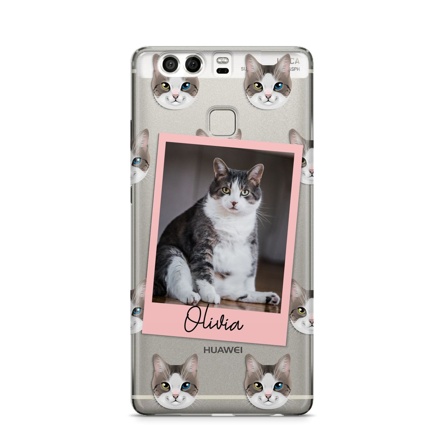 Personalised Cat Photo Huawei P9 Case