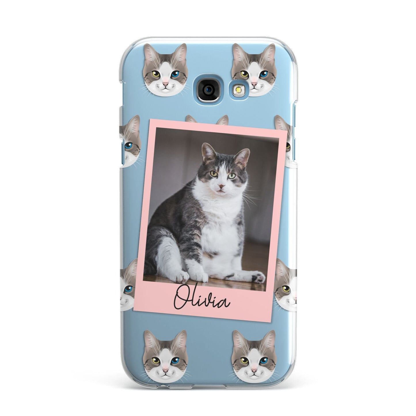 Personalised Cat Photo Samsung Galaxy A7 2017 Case