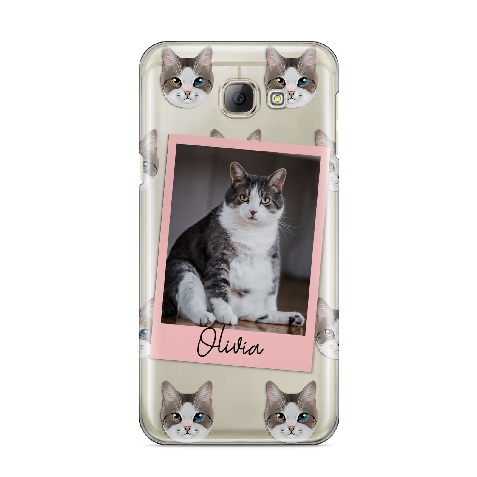 Personalised Cat Photo Samsung Galaxy A8 2016 Case