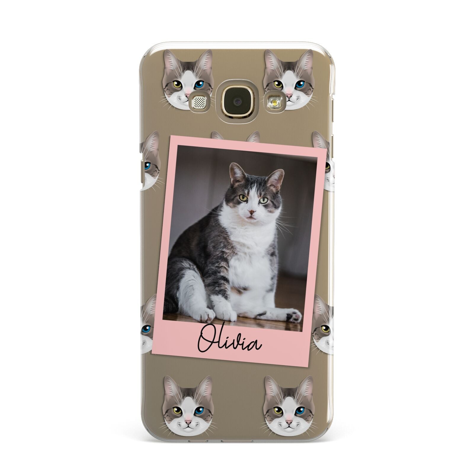 Personalised Cat Photo Samsung Galaxy A8 Case