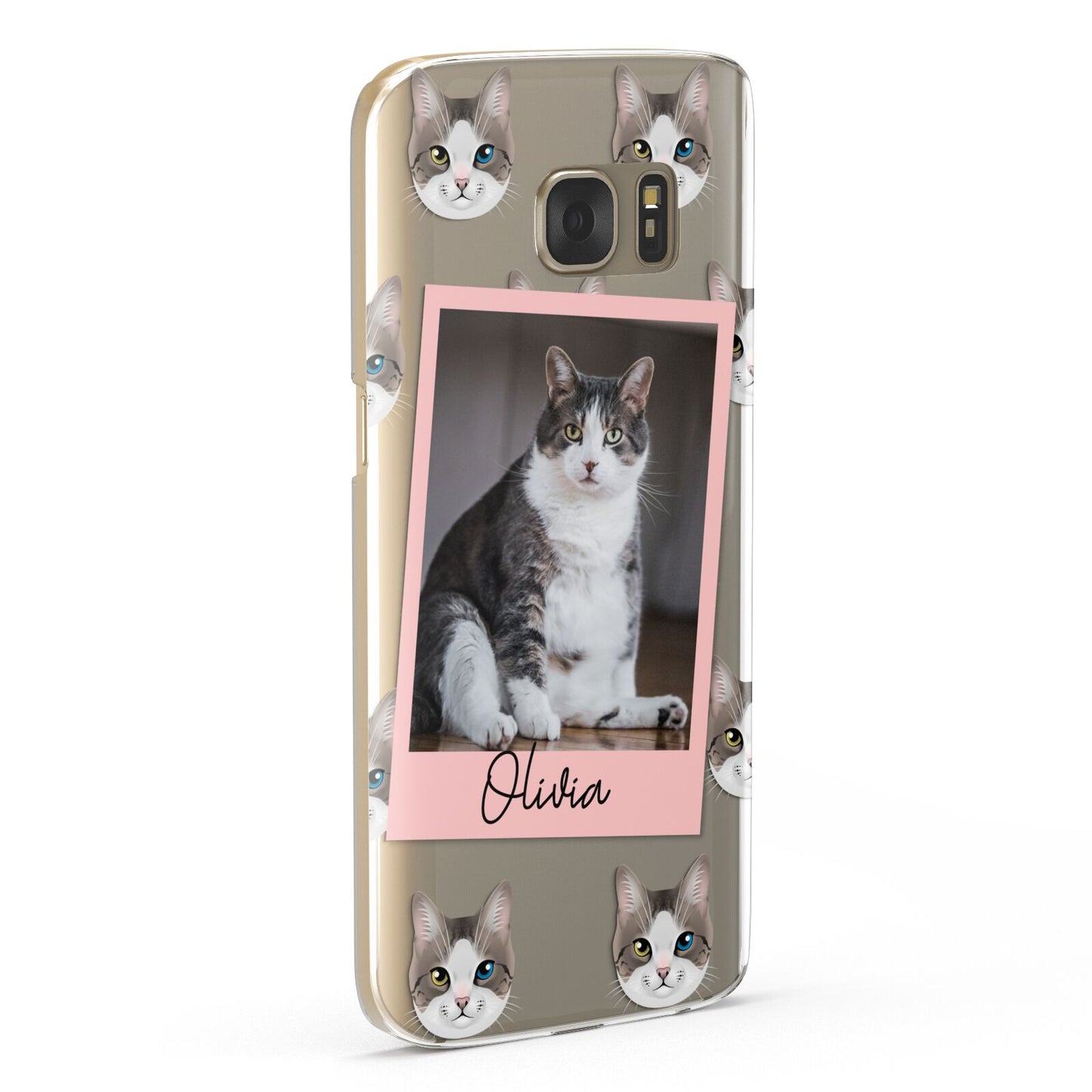 Personalised Cat Photo Samsung Galaxy Case Fourty Five Degrees