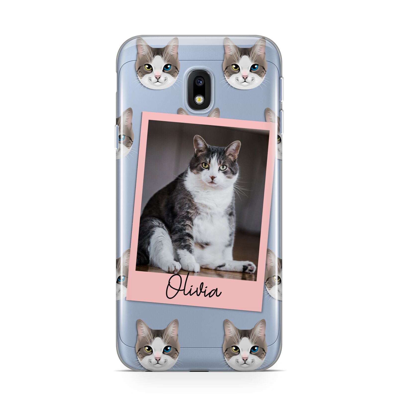 Personalised Cat Photo Samsung Galaxy J3 2017 Case