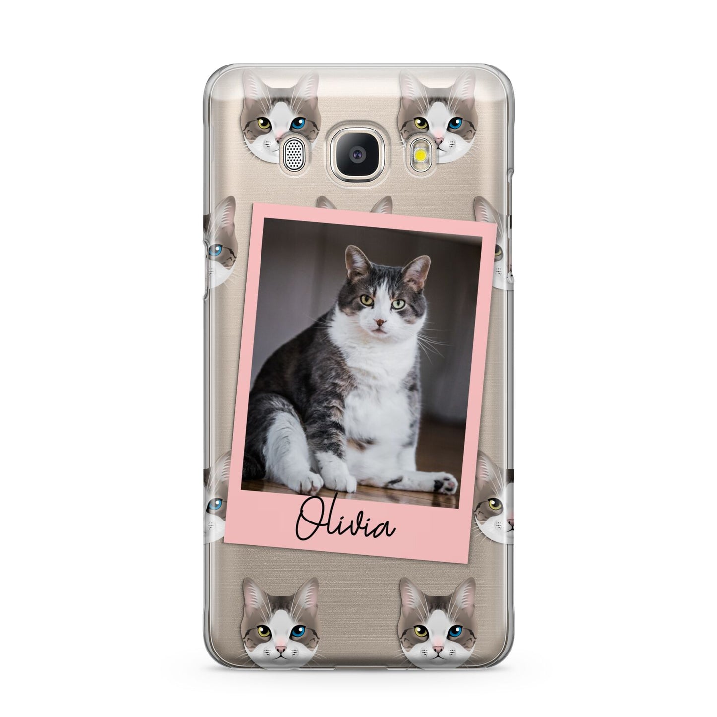 Personalised Cat Photo Samsung Galaxy J5 2016 Case