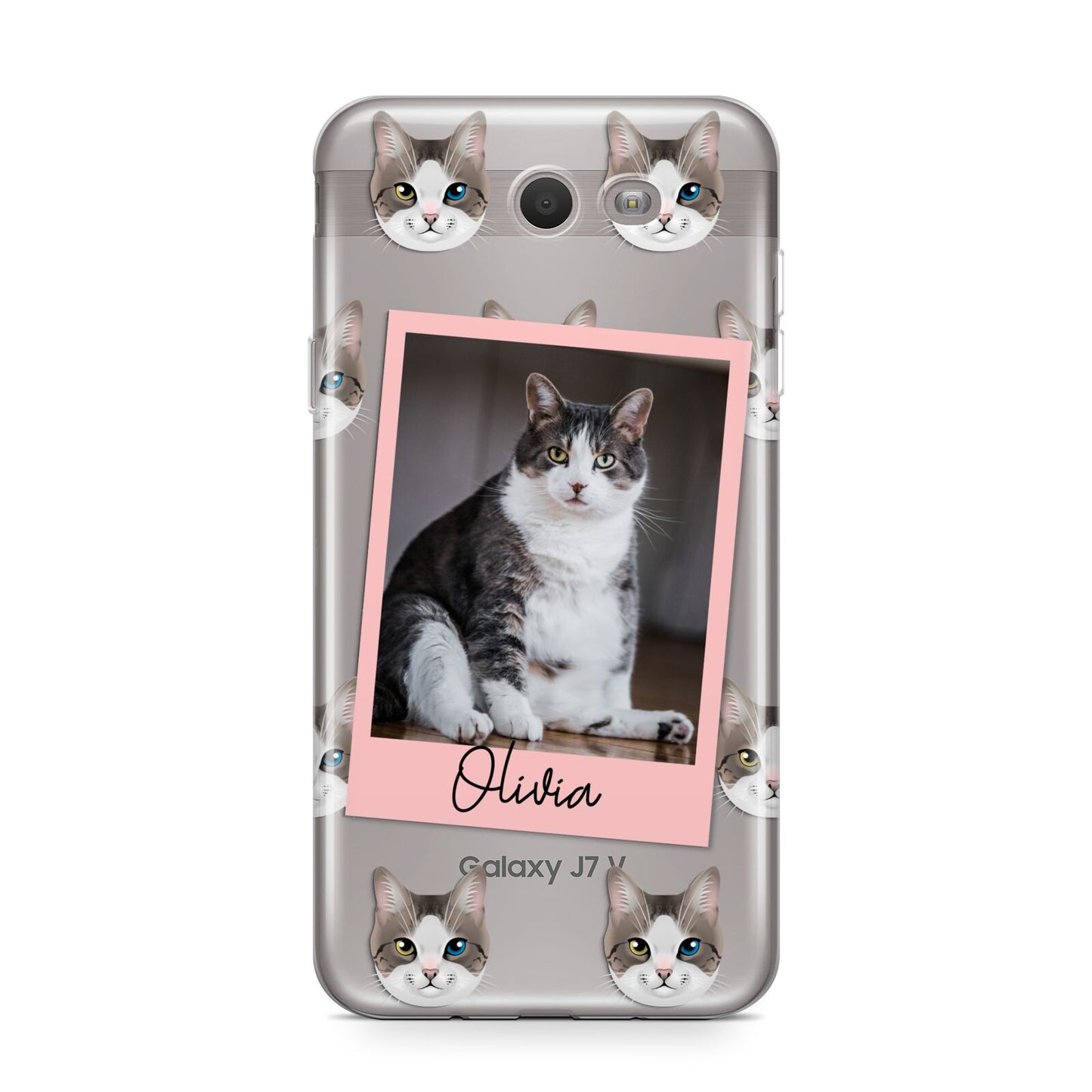 Personalised Cat Photo Samsung Galaxy J7 2017 Case