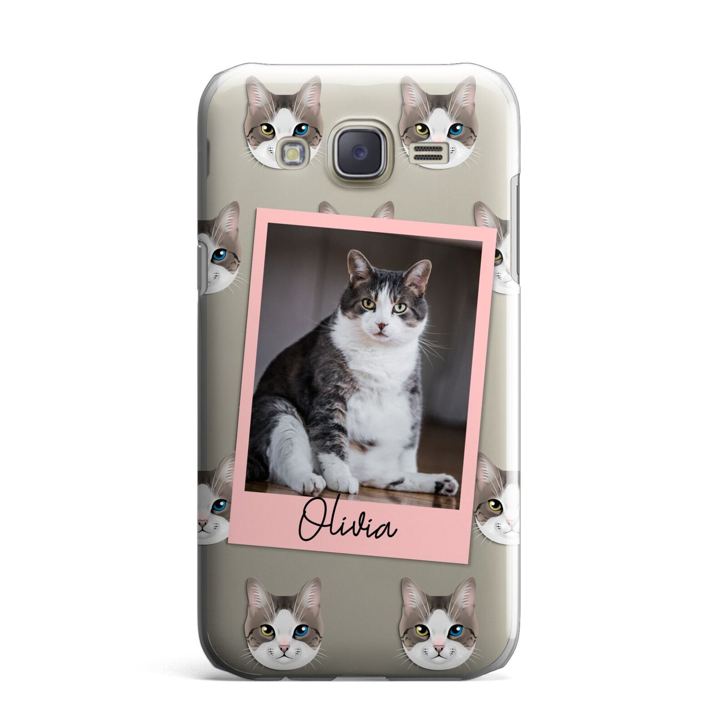 Personalised Cat Photo Samsung Galaxy J7 Case