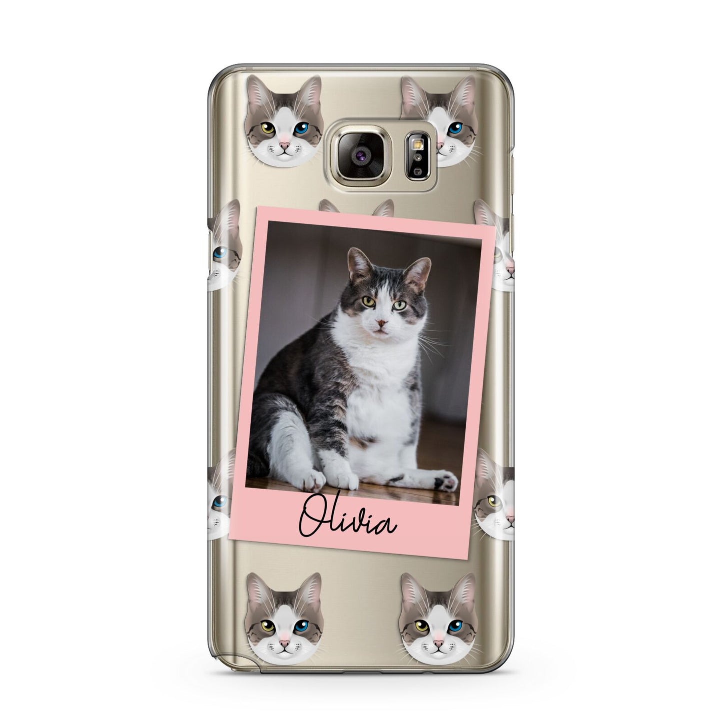 Personalised Cat Photo Samsung Galaxy Note 5 Case