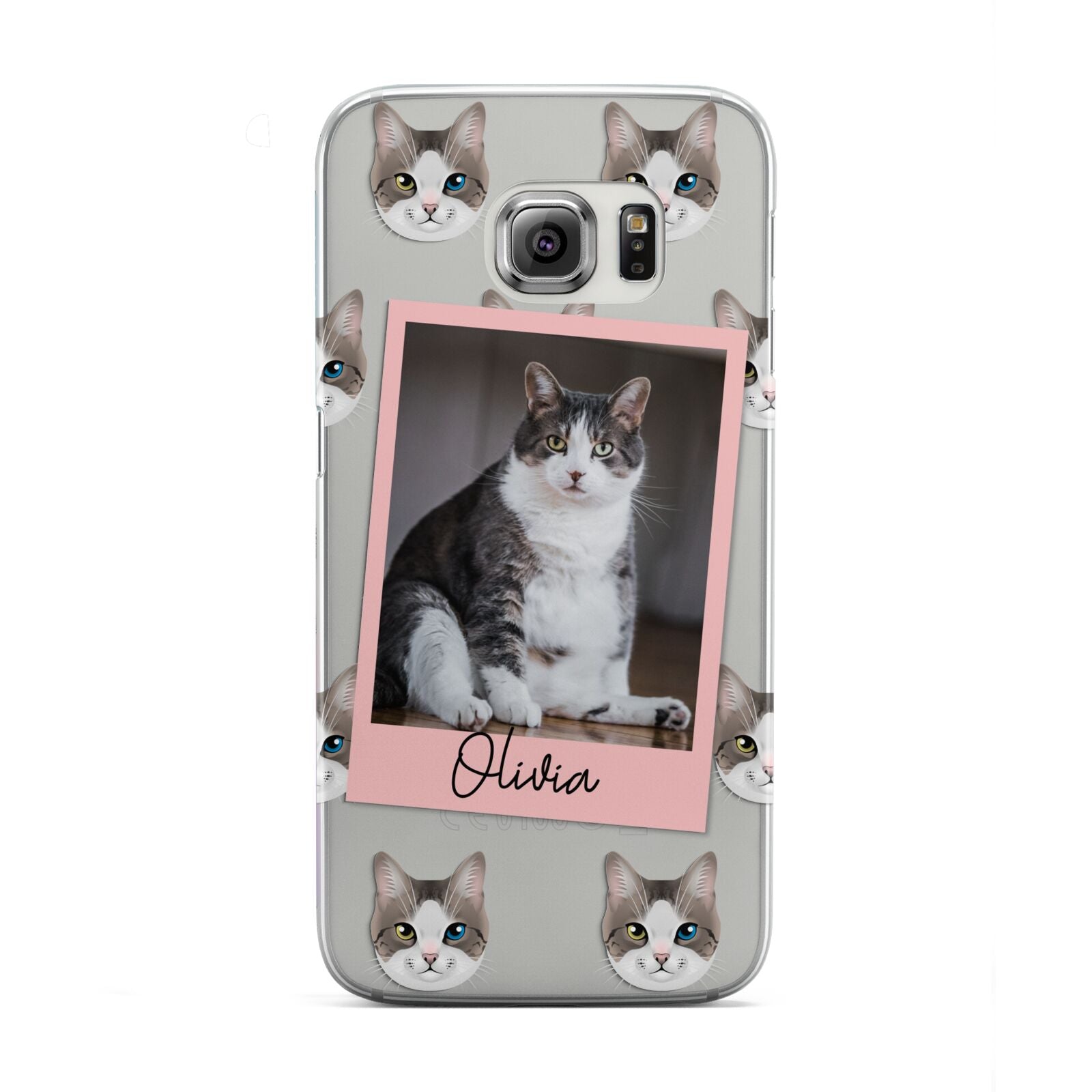 Personalised Cat Photo Samsung Galaxy S6 Edge Case