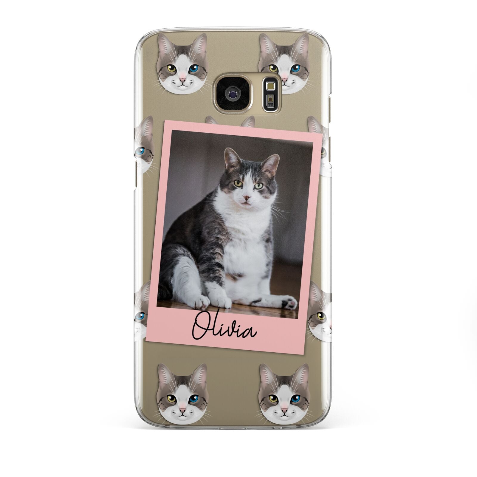 Personalised Cat Photo Samsung Galaxy S7 Edge Case