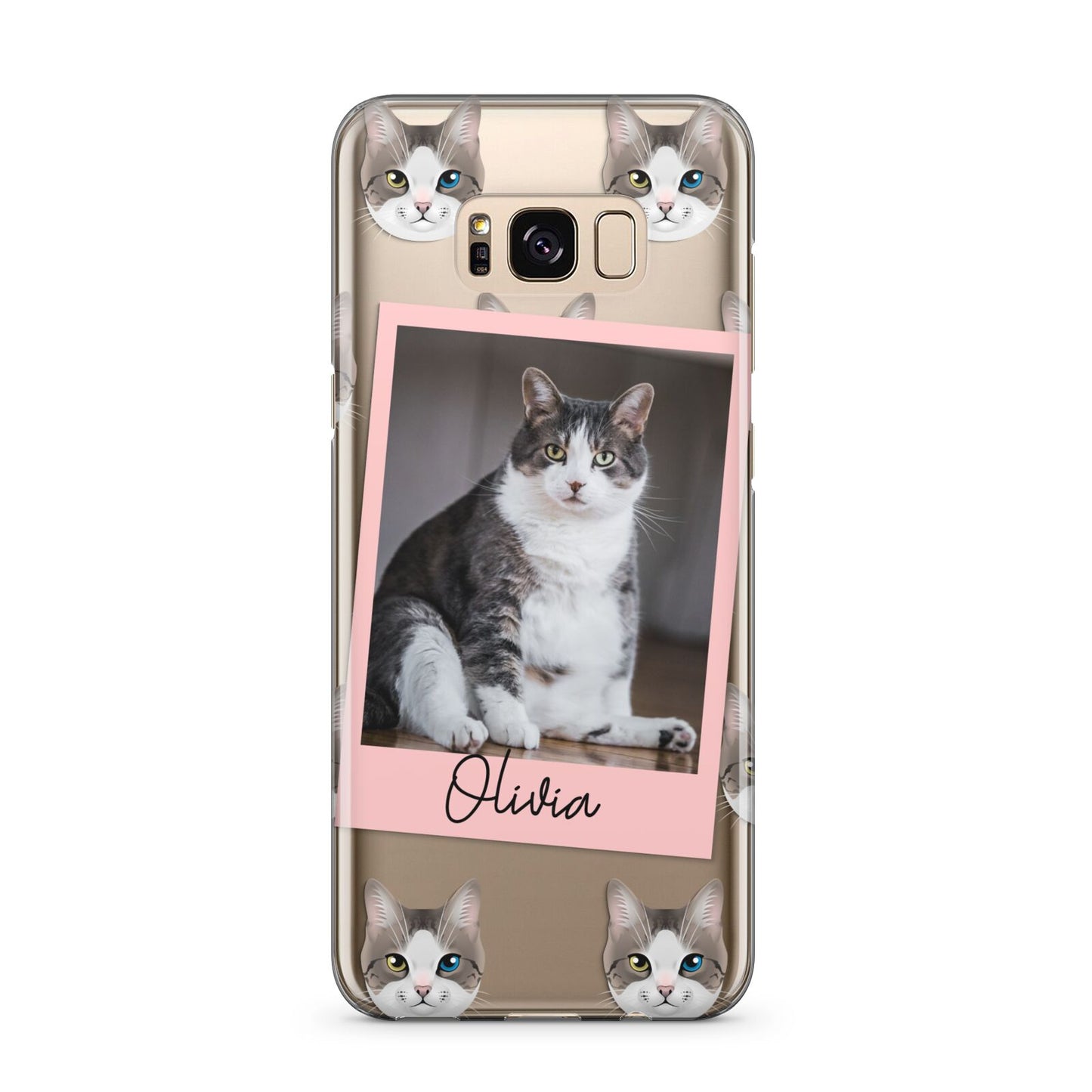 Personalised Cat Photo Samsung Galaxy S8 Plus Case