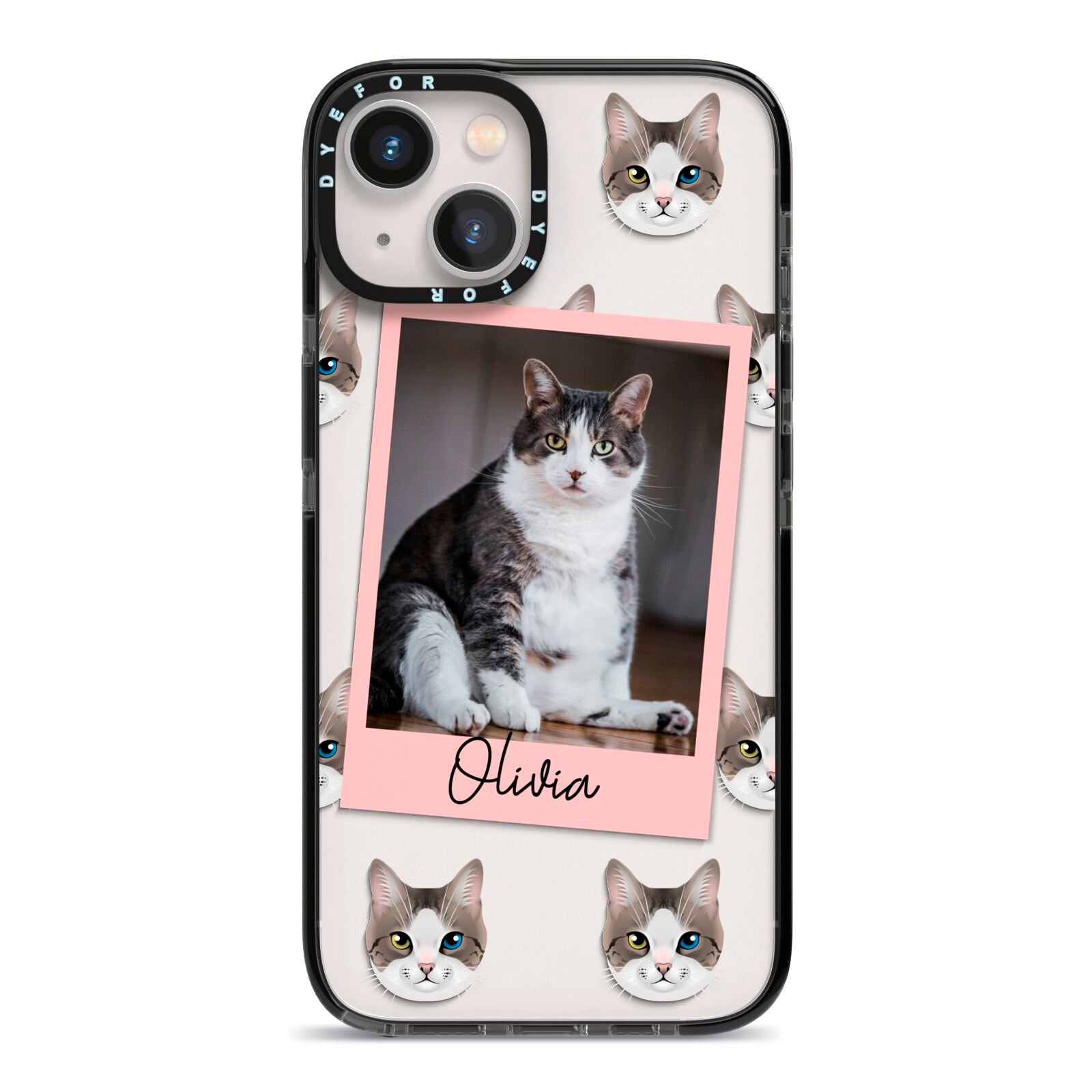 Personalised Cat Photo iPhone Case Dyefor