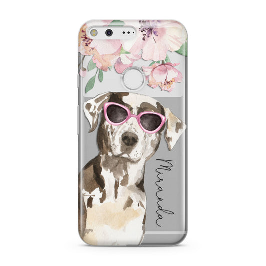 Personalised Catahoula Leopard Dog Google Pixel Case