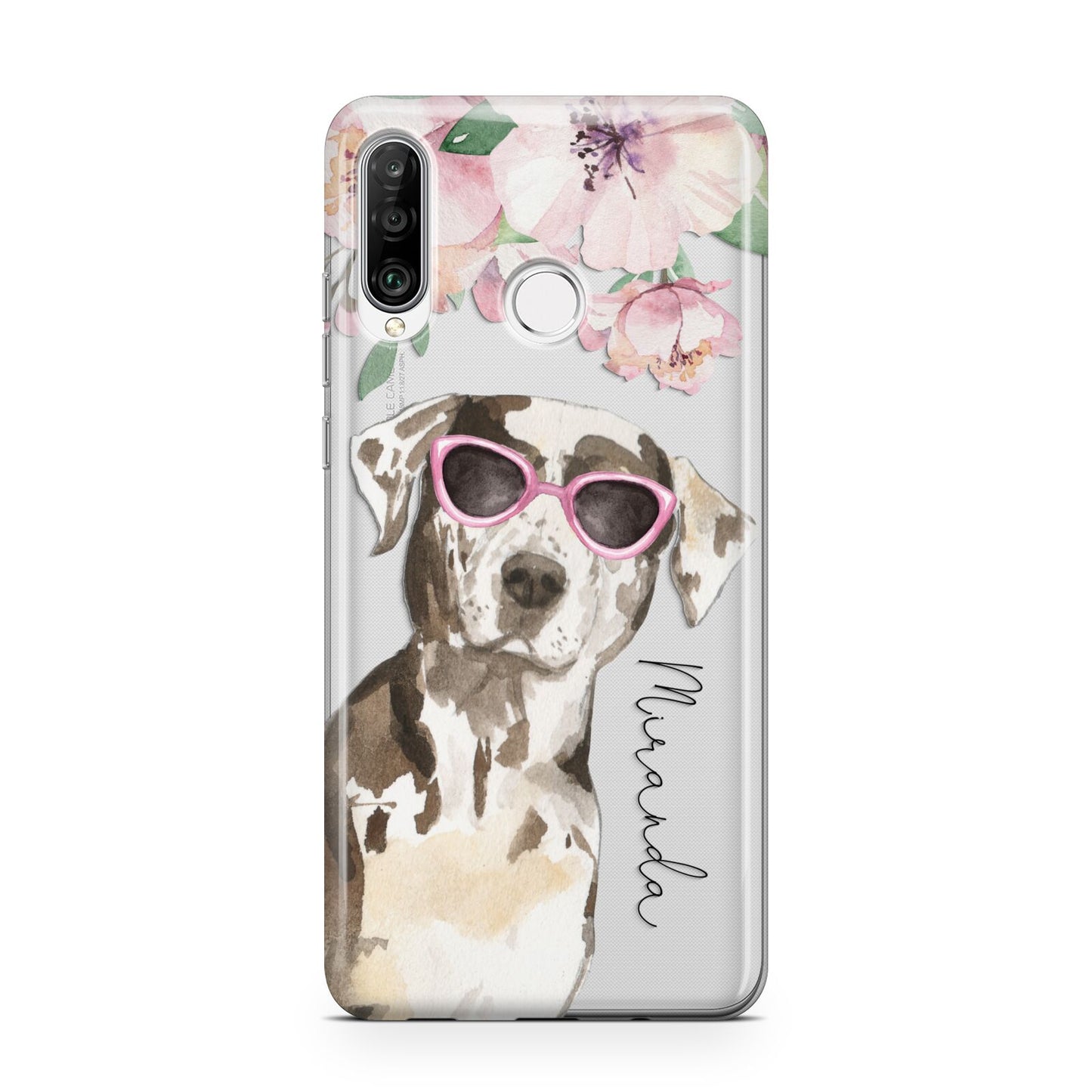 Personalised Catahoula Leopard Dog Huawei P30 Lite Phone Case