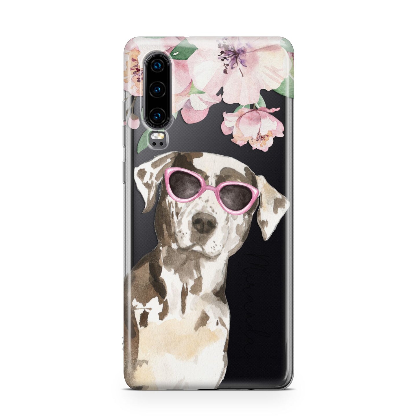 Personalised Catahoula Leopard Dog Huawei P30 Phone Case