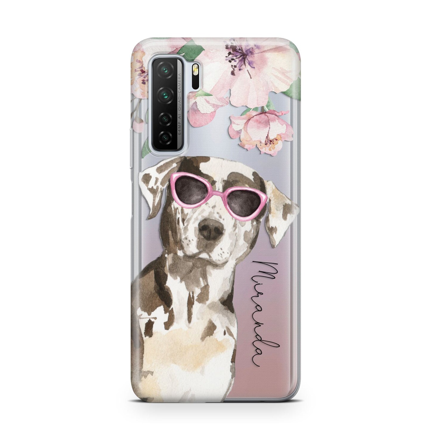 Personalised Catahoula Leopard Dog Huawei P40 Lite 5G Phone Case