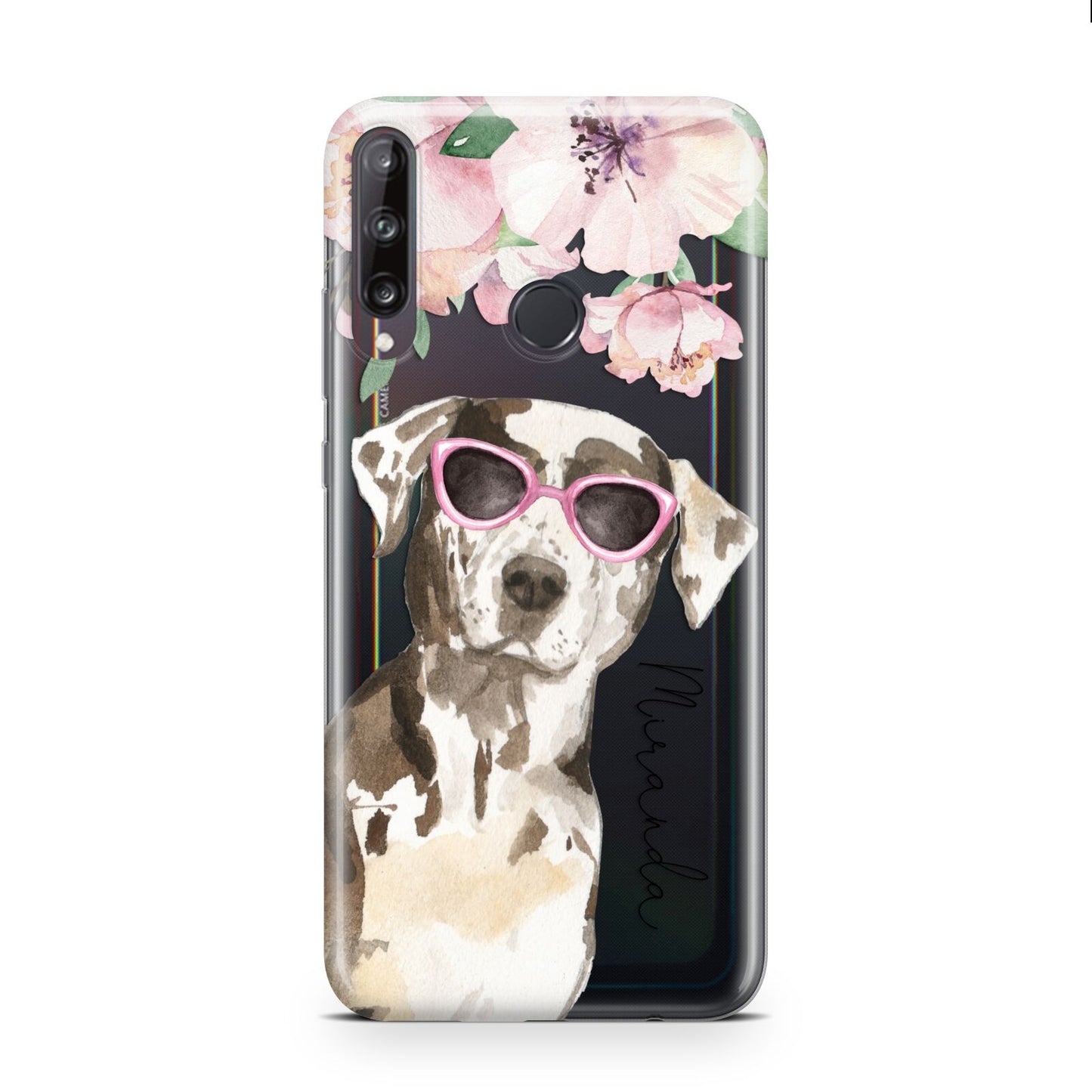 Personalised Catahoula Leopard Dog Huawei P40 Lite E Phone Case