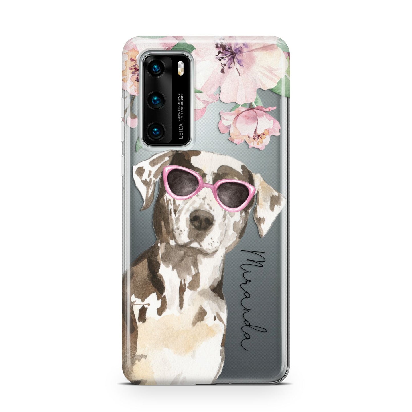 Personalised Catahoula Leopard Dog Huawei P40 Phone Case