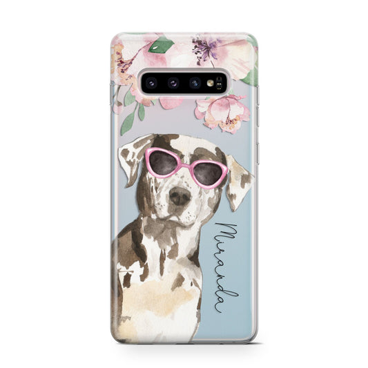 Personalised Catahoula Leopard Dog Protective Samsung Galaxy Case