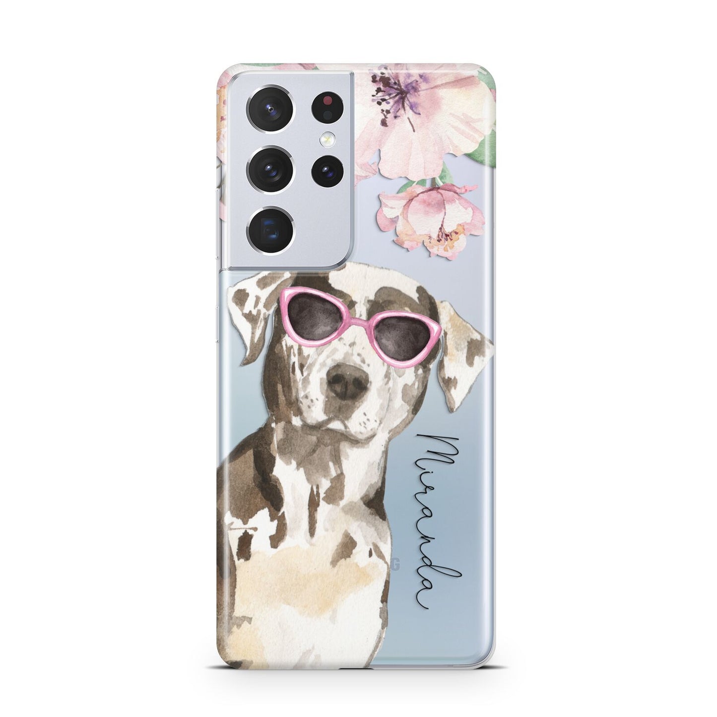 Personalised Catahoula Leopard Dog Samsung S21 Ultra Case