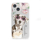 Personalised Catahoula Leopard Dog iPhone 13 Mini Clear Bumper Case