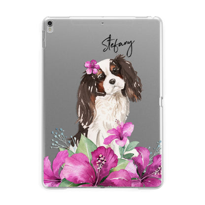 Personalised Cavalier King Charles Spaniel Apple iPad Silver Case