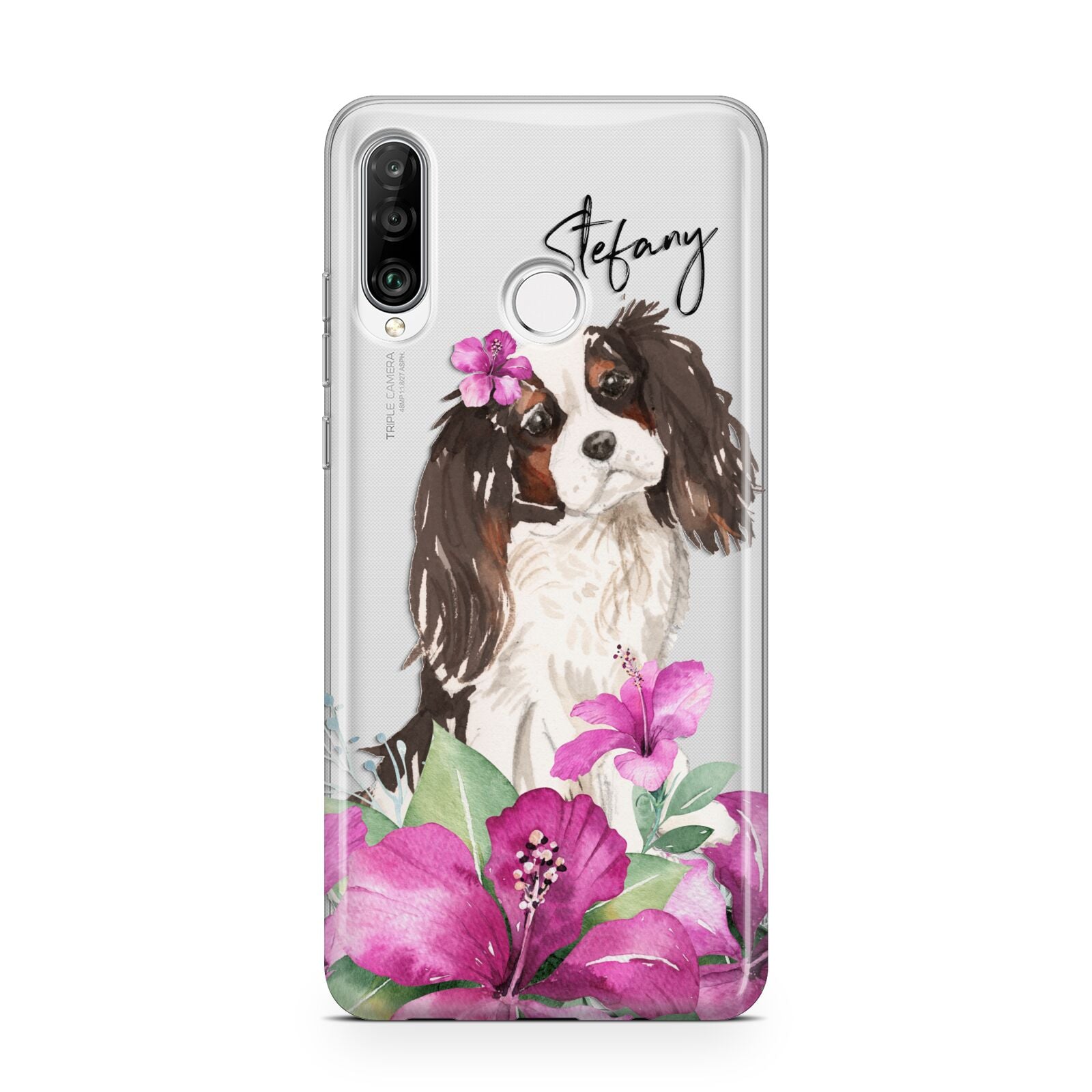 Personalised Cavalier King Charles Spaniel Huawei P30 Lite Phone Case