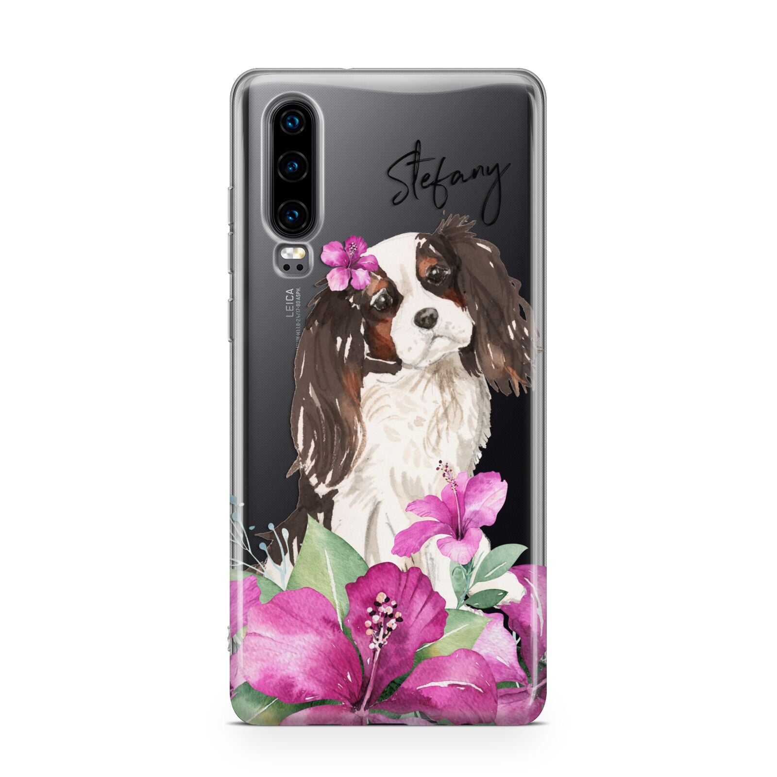 Personalised Cavalier King Charles Spaniel Huawei P30 Phone Case