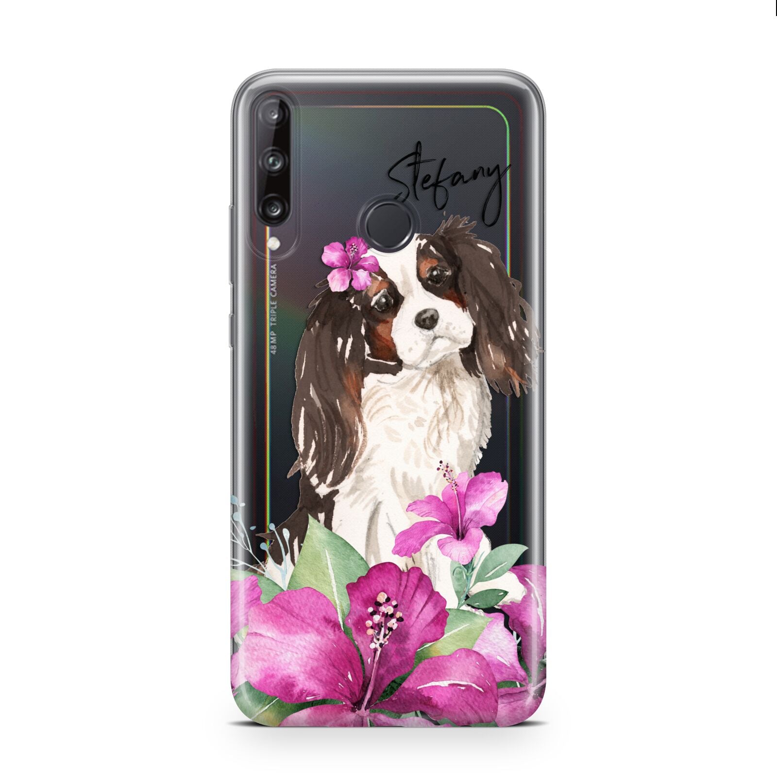 Personalised Cavalier King Charles Spaniel Huawei P40 Lite E Phone Case