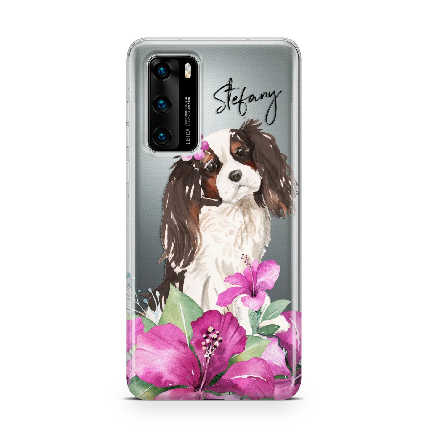 Personalised Cavalier King Charles Spaniel Huawei P40 Phone Case