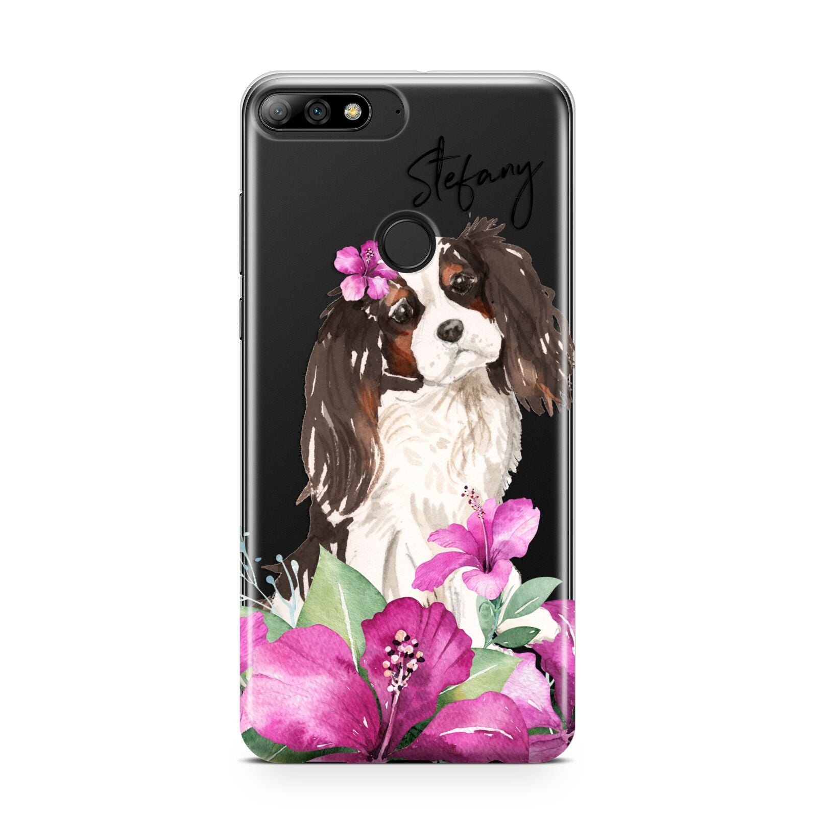 Personalised Cavalier King Charles Spaniel Huawei Y7 2018