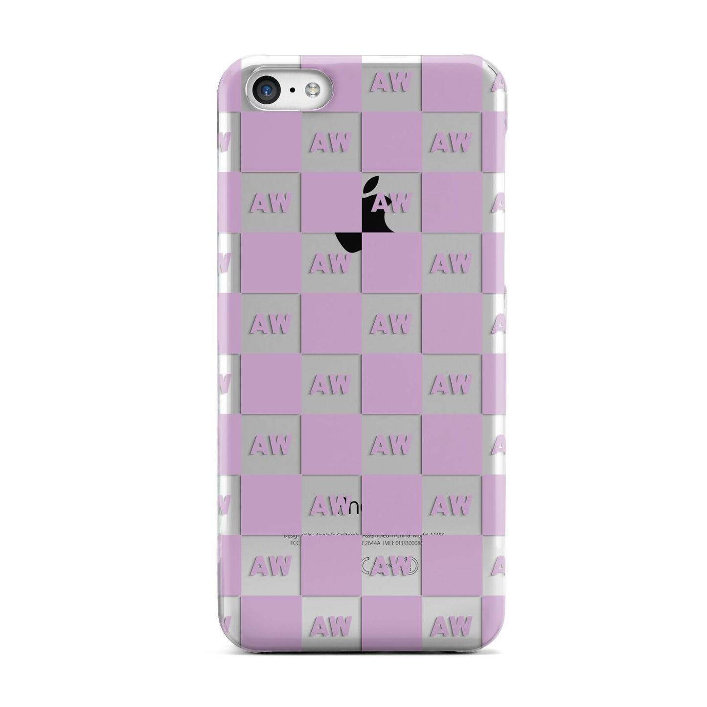 Personalised Check Grid Apple iPhone 5c Case