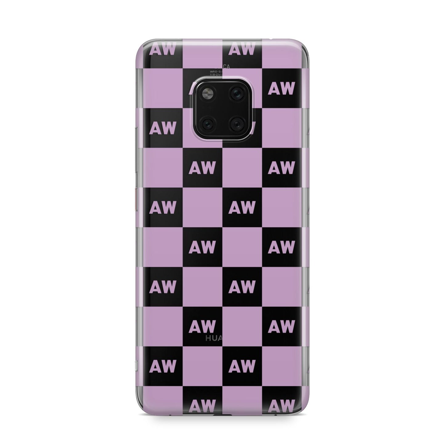 Personalised Check Grid Huawei Mate 20 Pro Phone Case