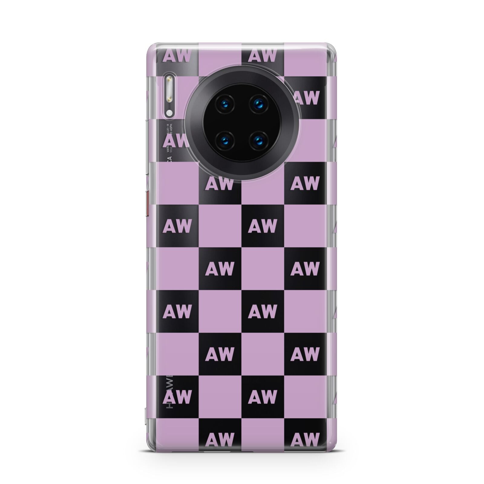 Personalised Check Grid Huawei Mate 30 Pro Phone Case