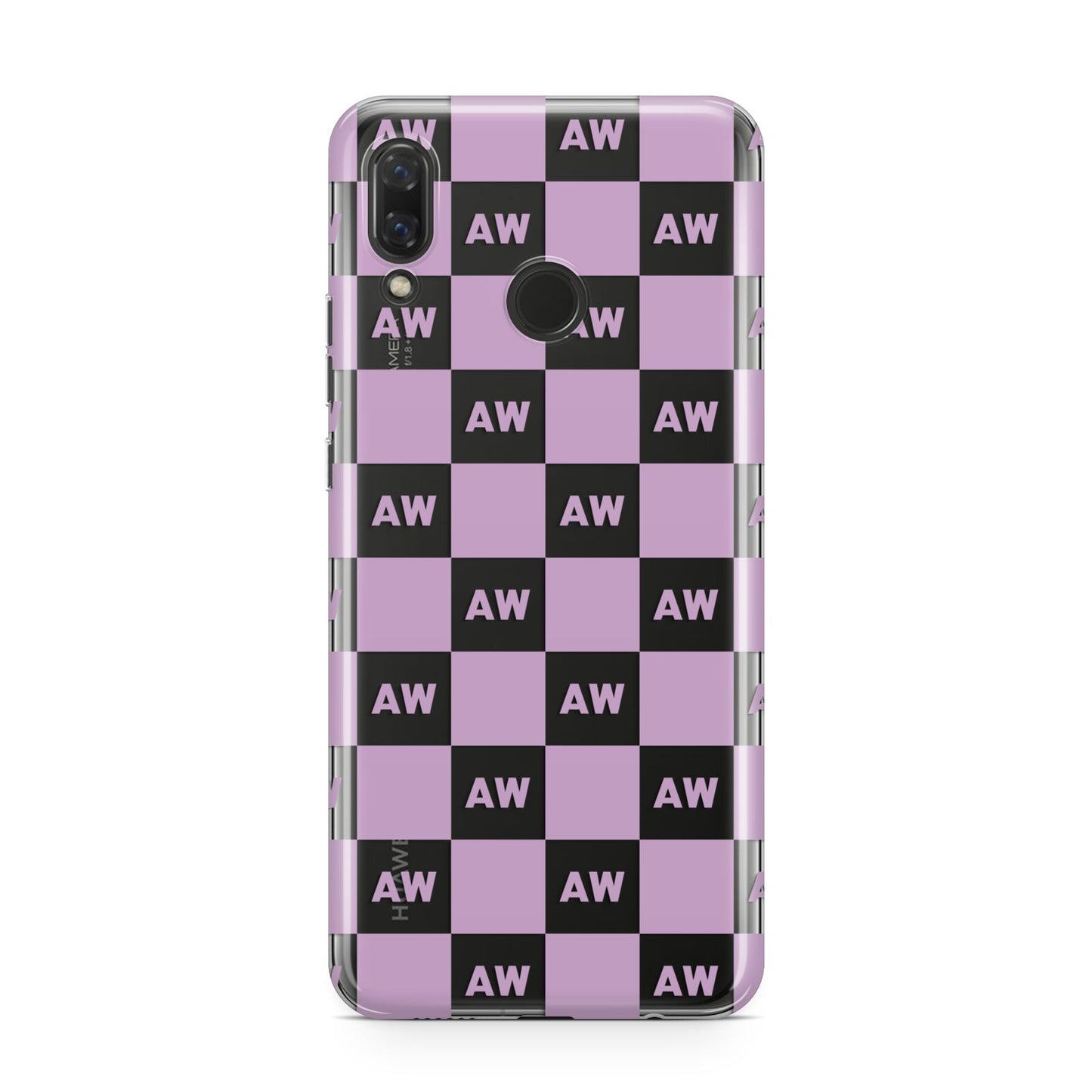 Personalised Check Grid Huawei Nova 3 Phone Case