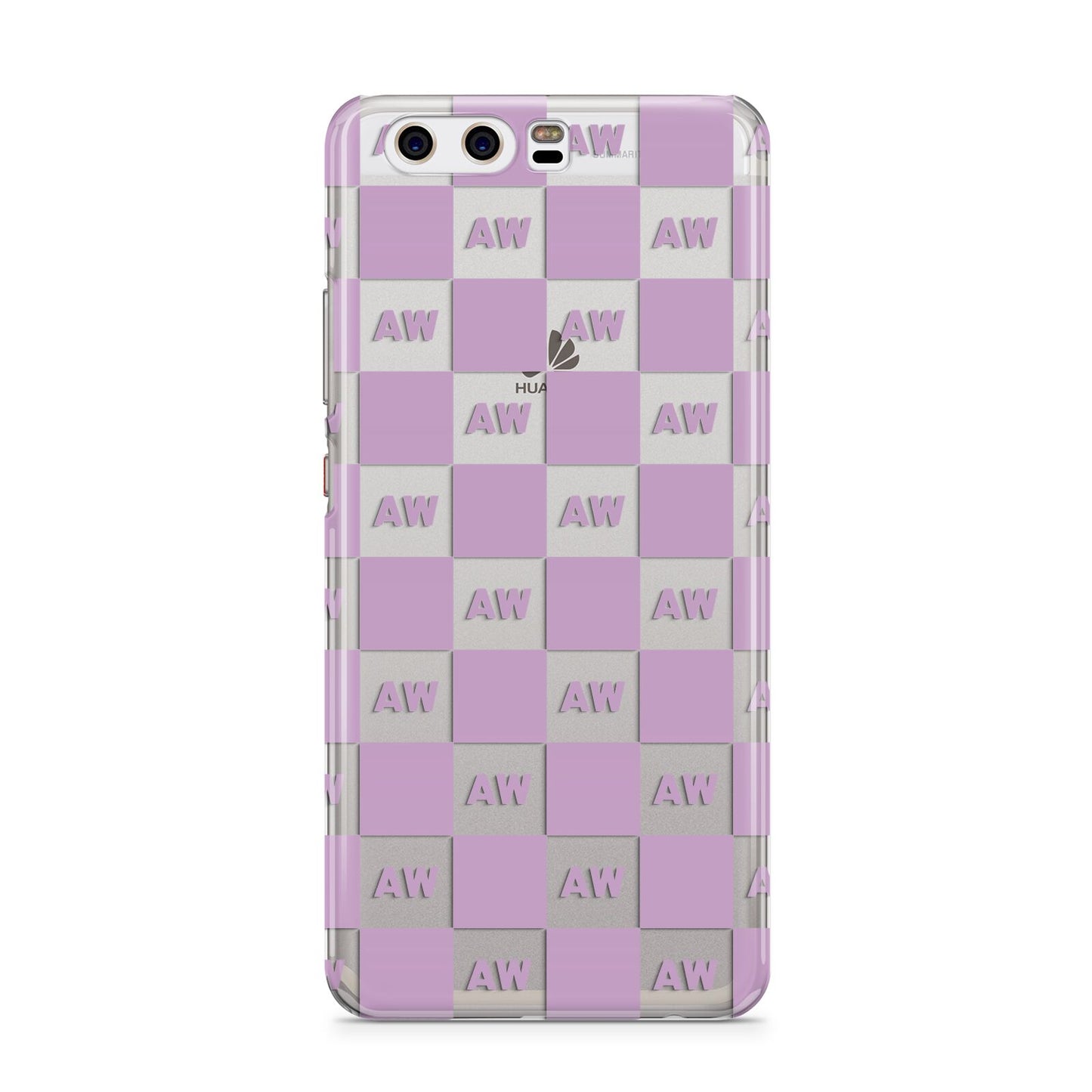 Personalised Check Grid Huawei P10 Phone Case