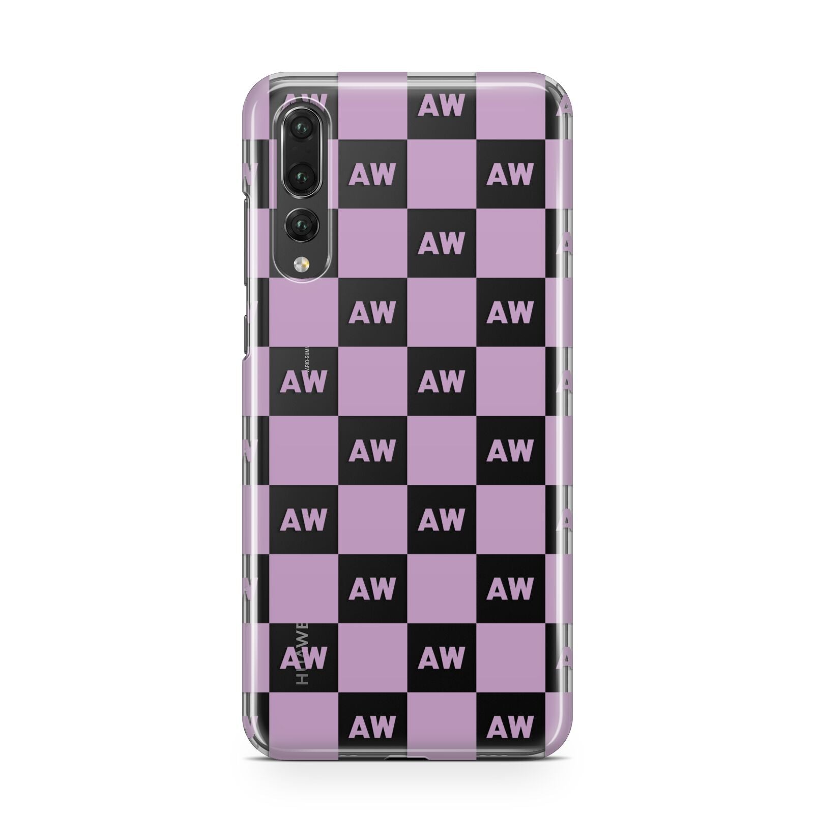 Personalised Check Grid Huawei P20 Pro Phone Case