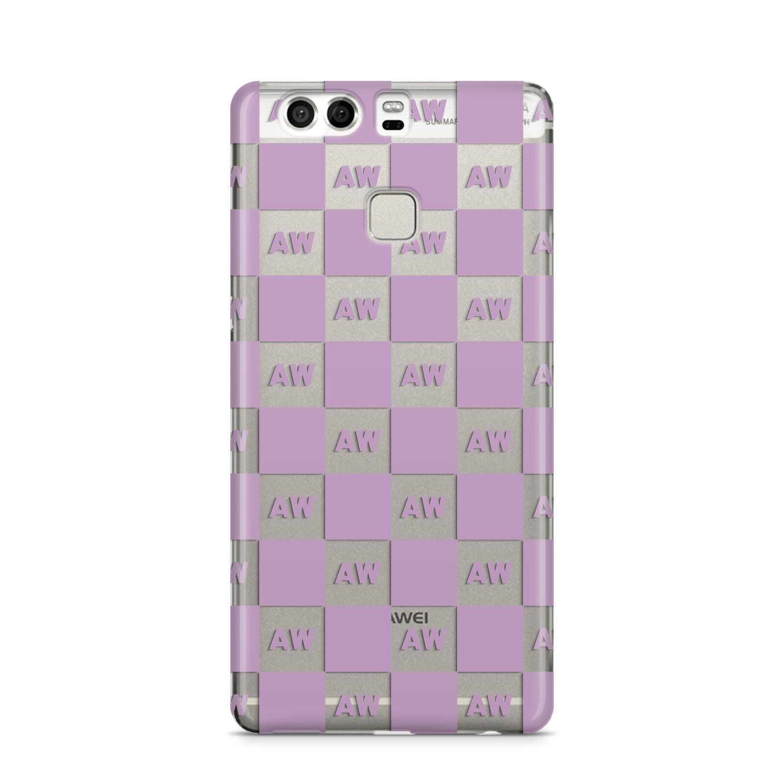 Personalised Check Grid Huawei P9 Case