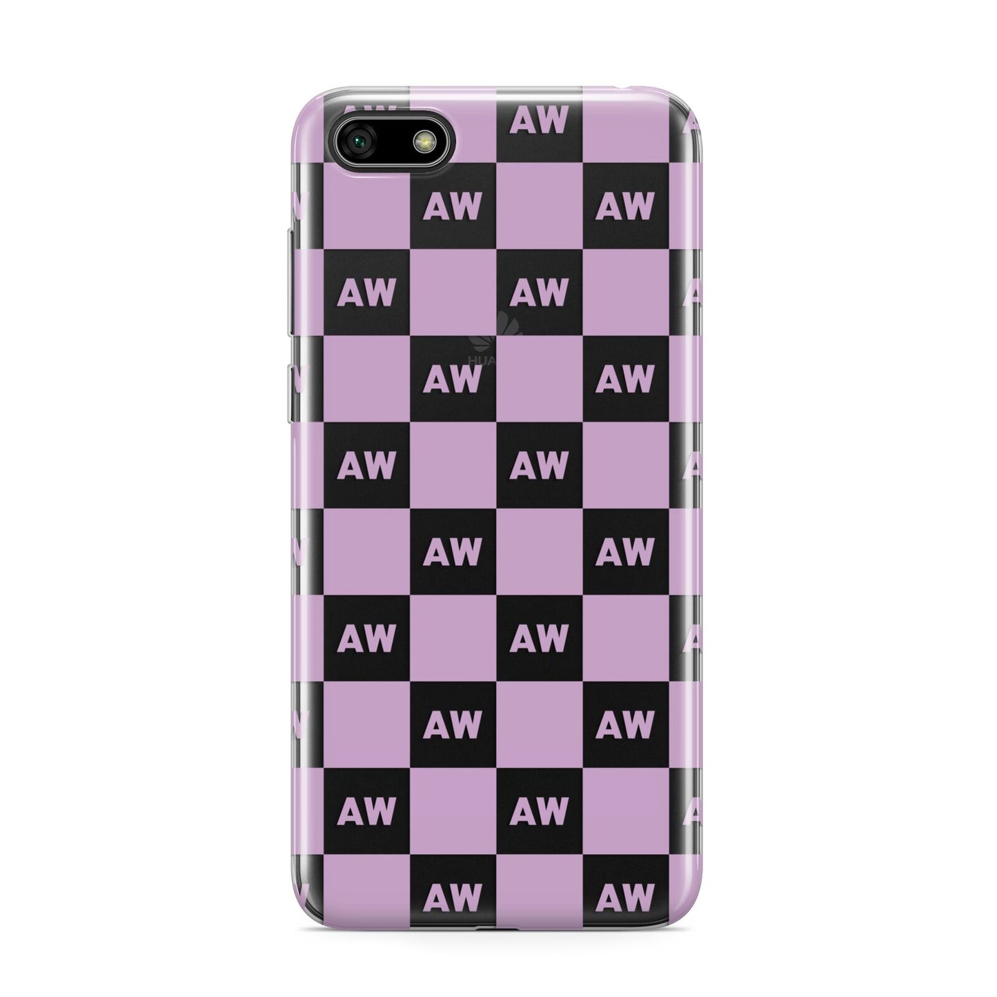 Personalised Check Grid Huawei Y5 Prime 2018 Phone Case