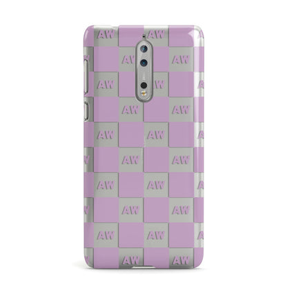 Personalised Check Grid Nokia Case