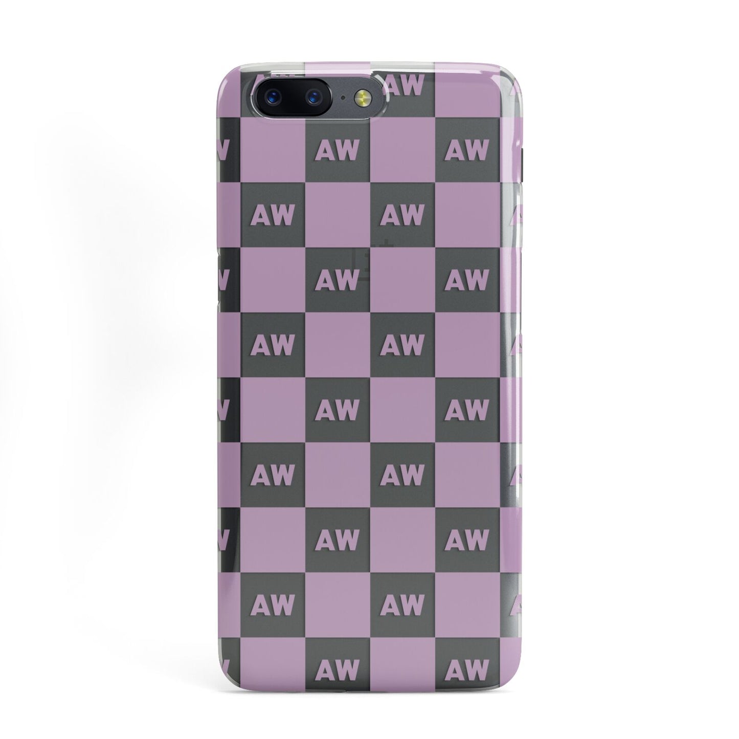 Personalised Check Grid OnePlus Case