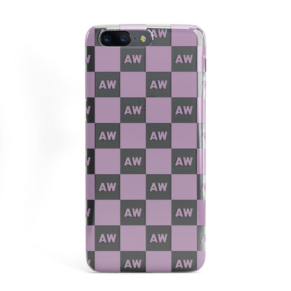 Personalised Check Grid OnePlus Case